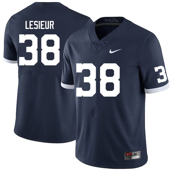Men #38 Frederik Lesieur Penn State Nittany Lions College Football Jerseys Sale-Retro